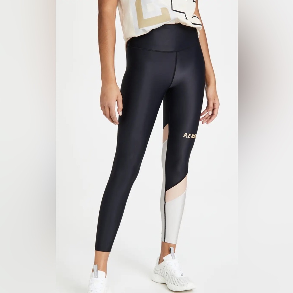 P.E Nation Black and White Leggings